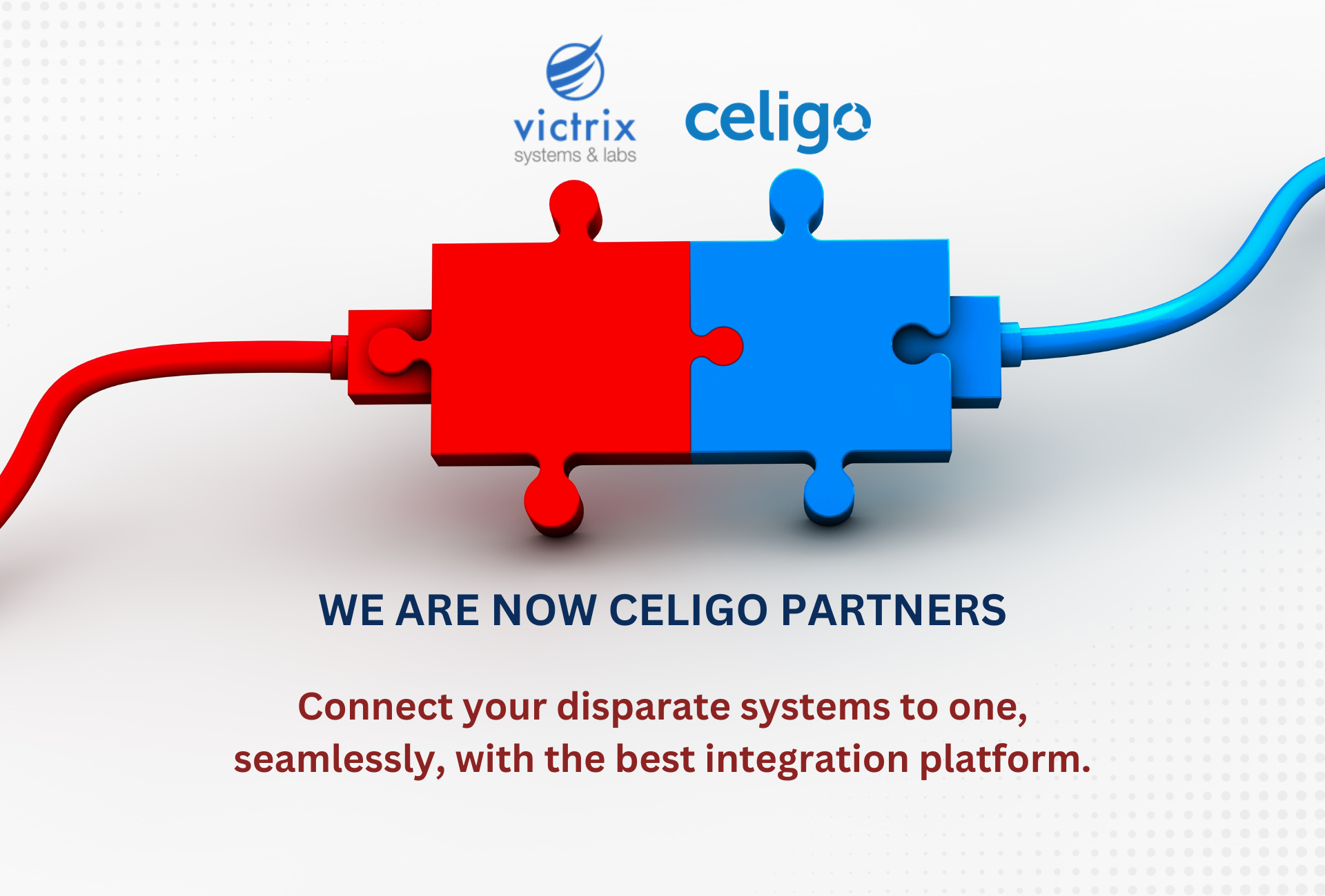 Victrix and celigo partnership, integration platform